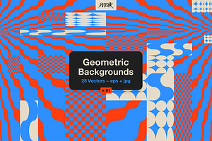 Geometric Vector Backgrounds V01