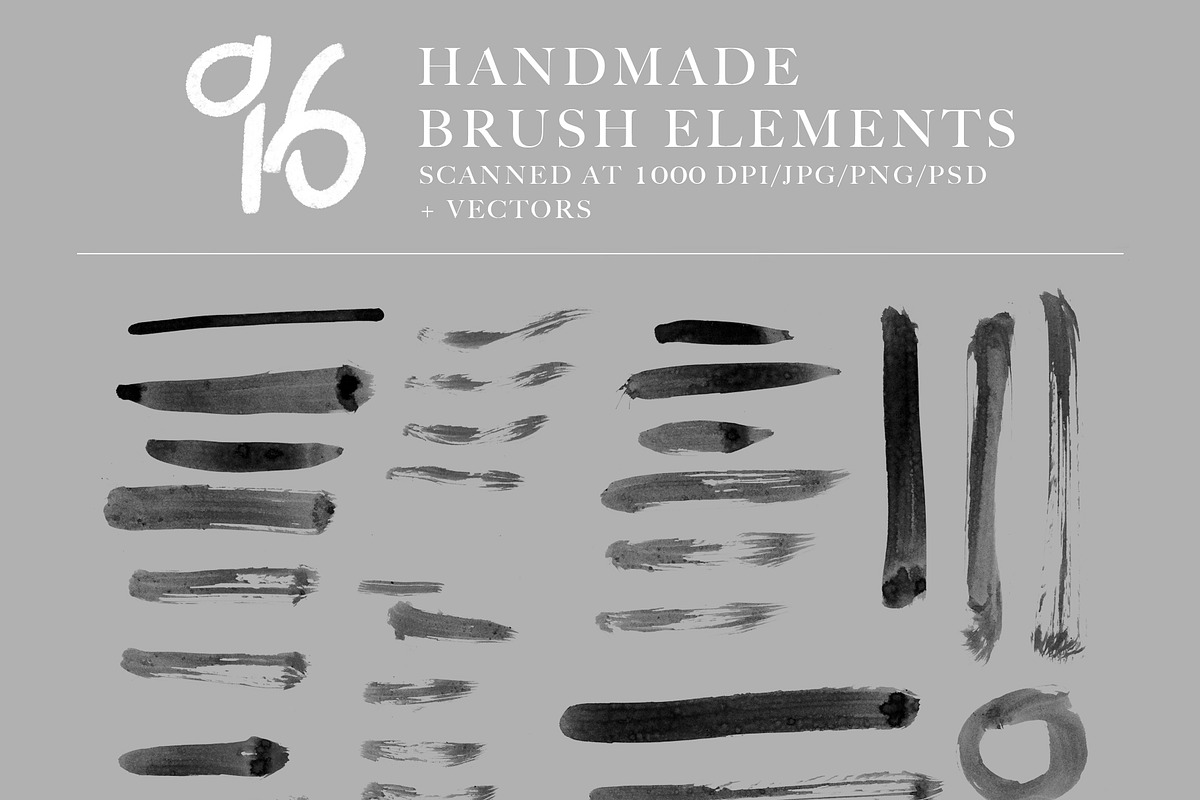 Handmade Seamless Brush Patterns, a Pattern Graphic by Joseph Chernashki (Photo 6 of 8)
