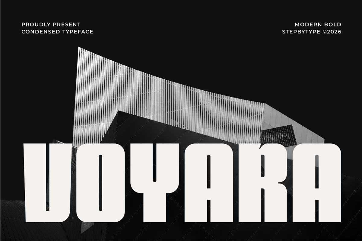 Voyara, a Sans Serif Font by Brand_Hero (Photo 1 of 12)