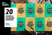 City Poster Mockup Bundle #1, a Print Template by City Poster Mockups (Thumbnail 1 of 19)