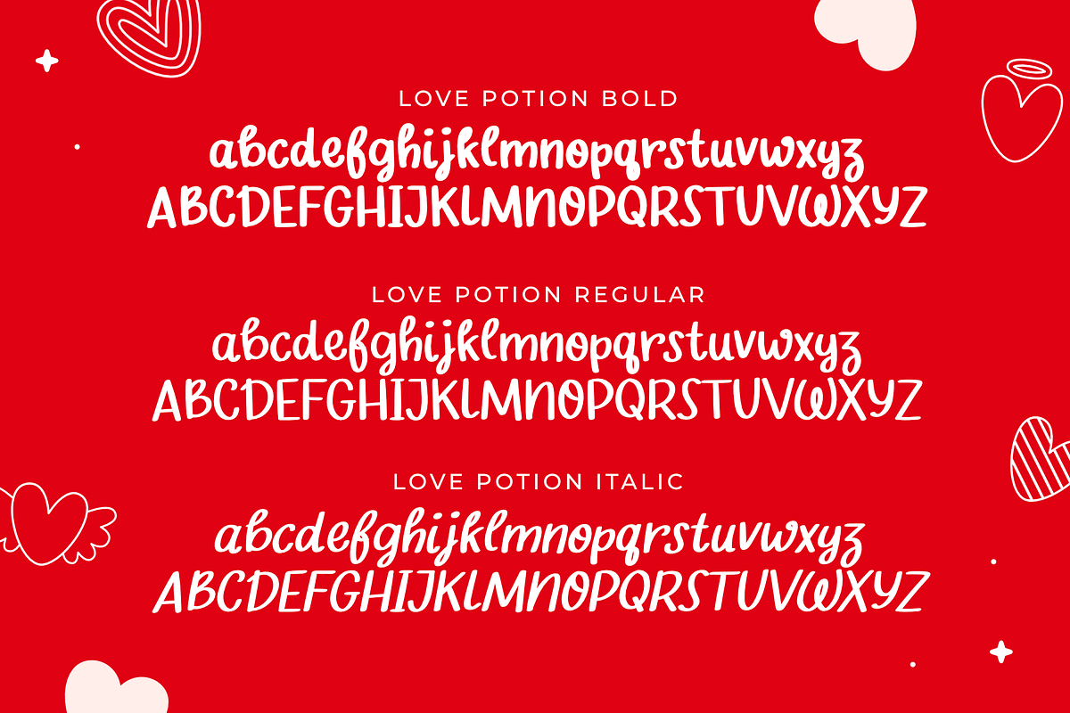 Love Potion Handwriting Font, a Handwritten Font by Suntype | Sunshine Std (Photo 3 of 9)