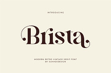 Brista - Elegant Serif Font