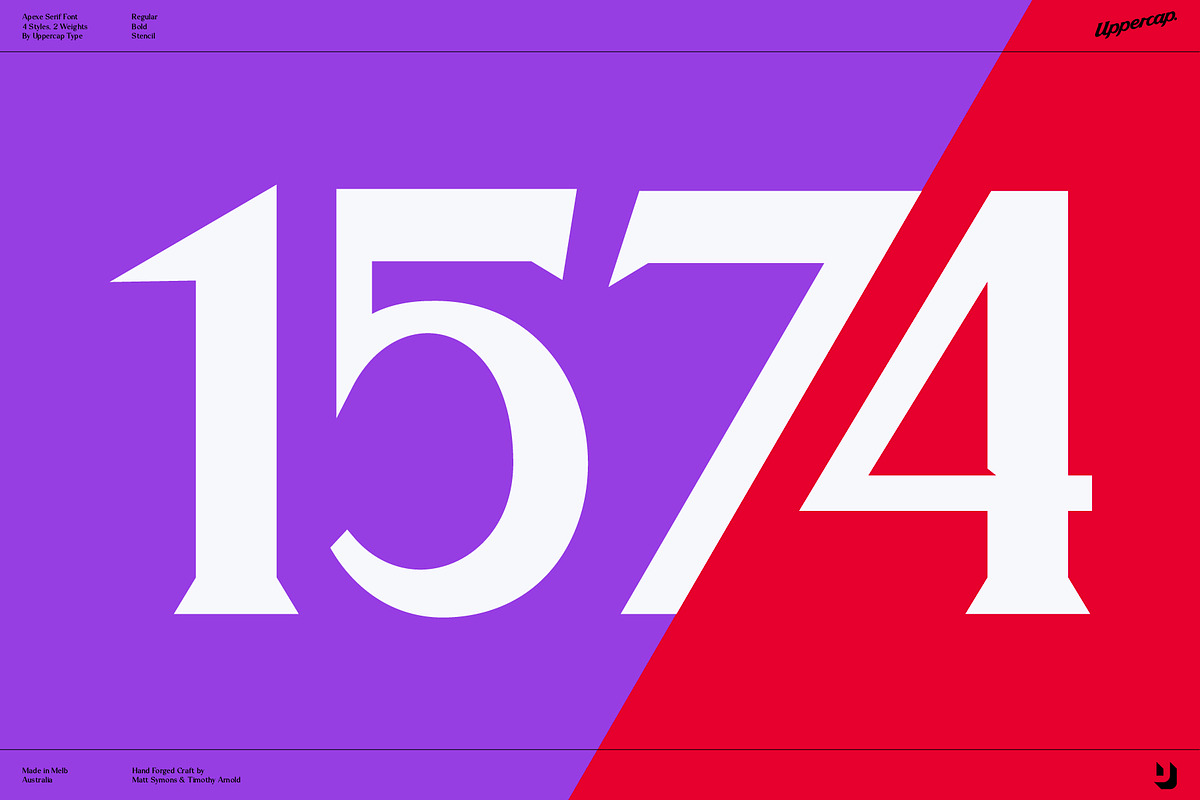 Apexe - Serif Font Family, a Serif Font by UppercapType (Photo 6 of 13)
