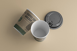 Delivery Coffee Cup Mockup