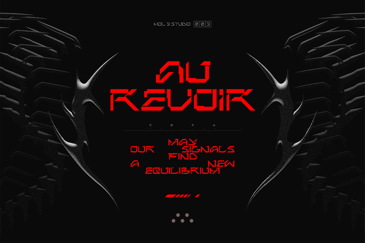 EXCYR | Futuristic Cyber Font, a Sans Serif Font by Nol 3 Studio (Photo 9 of 9)