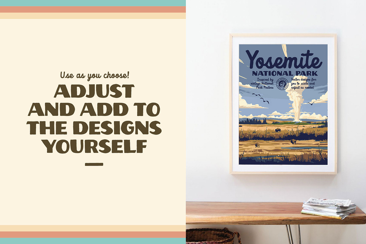 National Park Poster Illustrations, a Decorative Illustration by Vicarel Studios (Photo 10 of 23)