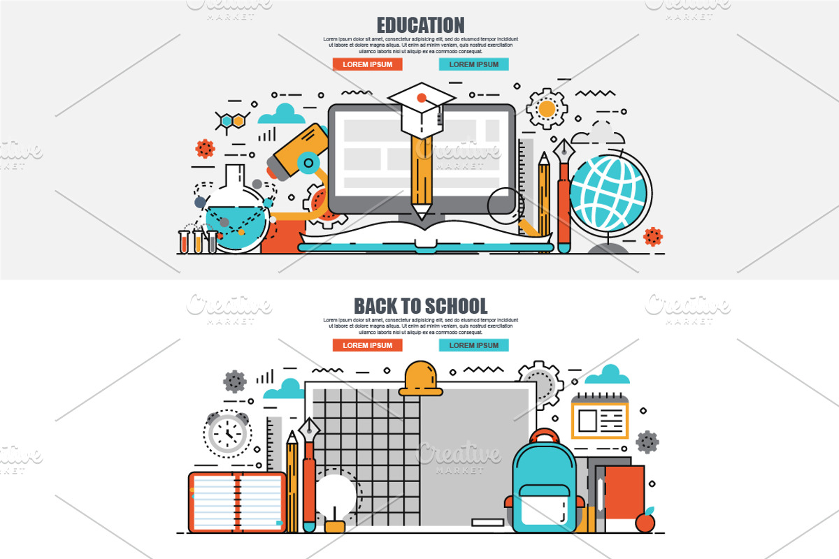 Color Line Concepts, an Education Illustration by alexdndz (Photo 8 of 13)