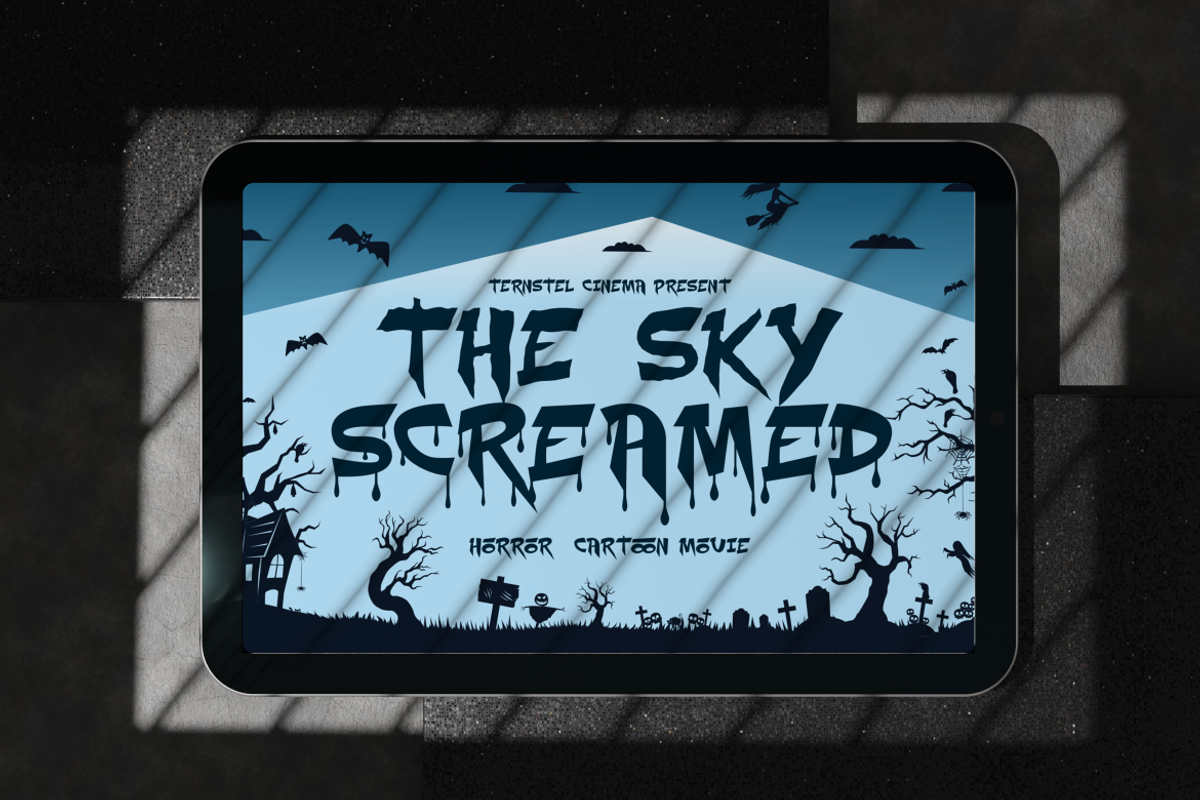 Sharp Drop Horror Graffiti Font, a Font by PutraCetol Studio (Photo 2 of 5)