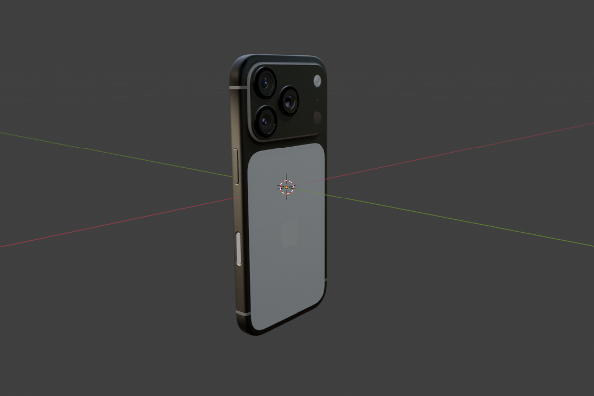 3d Iphone 17 pro Model, an Object 3D Model by hdri360 (Photo 2 of 4)