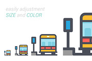 Traffic and Accident Color Icon, an Outline Icon by WORAKAMON Design Studio (Thumbnail 3 of 3)