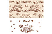 Chocolate banner template with sweet, a Background Graphic by Valerie ...