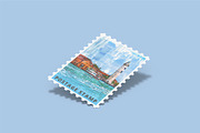 Postage Stamp Mockups Collection, a Flyer Template by Compositing Studio (Thumbnail 7 of 22)