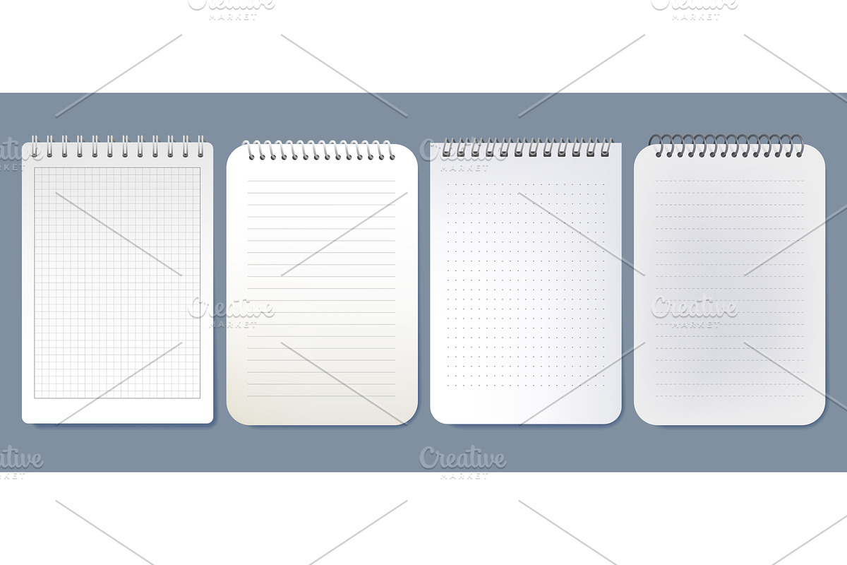 Realistic notebook page mockup, a Texture Illustration by Elegant Solution