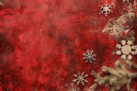 Festive Winter Background With Snowf, a Photo by Tanuart