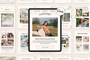 Canva Email Newsletter Templates, an Email Template by Deb Creative Studio (Thumbnail 1 of 8)