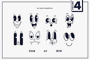 56 Retro Mascot Parts | VOL 4, an Illustration by GRPXSTORE (Thumbnail 4 of 7)