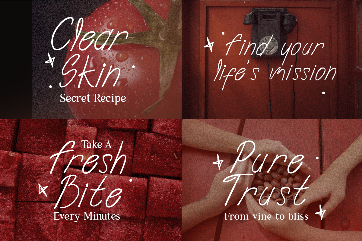 Vintessa - A Signature Story, a Handwritten Font by Pandeka Studio (Photo 6 of 9)