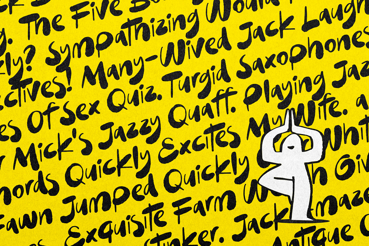 Juxtapost - Edgy Brush Font, a Handwritten Font by ikiiko (Photo 4 of 7)