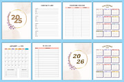 2025-2030 monthly planner Canva, a Stationery Template by Designmela01 (Thumbnail 5 of 10)