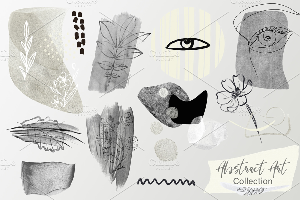 Abstract Modern Art Collection, a Brush Add-On by Li Zamperini (Photo 4 of 10)
