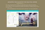 SALE! DOUBLE-EXP & GOLD WORDS SET 2, a Social Media Template by Illumineer Media & Design (Thumbnail 7 of 7)