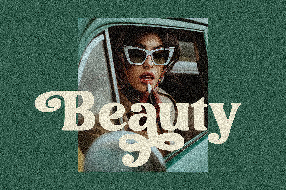 Mahoda Display Retro Serif Font, a Serif Font by Multype Studio (Photo 5 of 11)