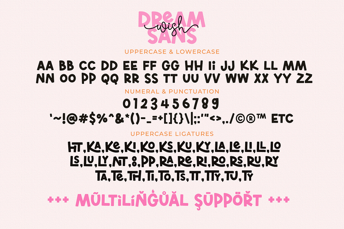 Dream Wish - Cute Handwritten Duo, a Handwritten Font by Airotype (Photo 10 of 10)