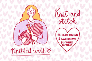 Knit and stitch