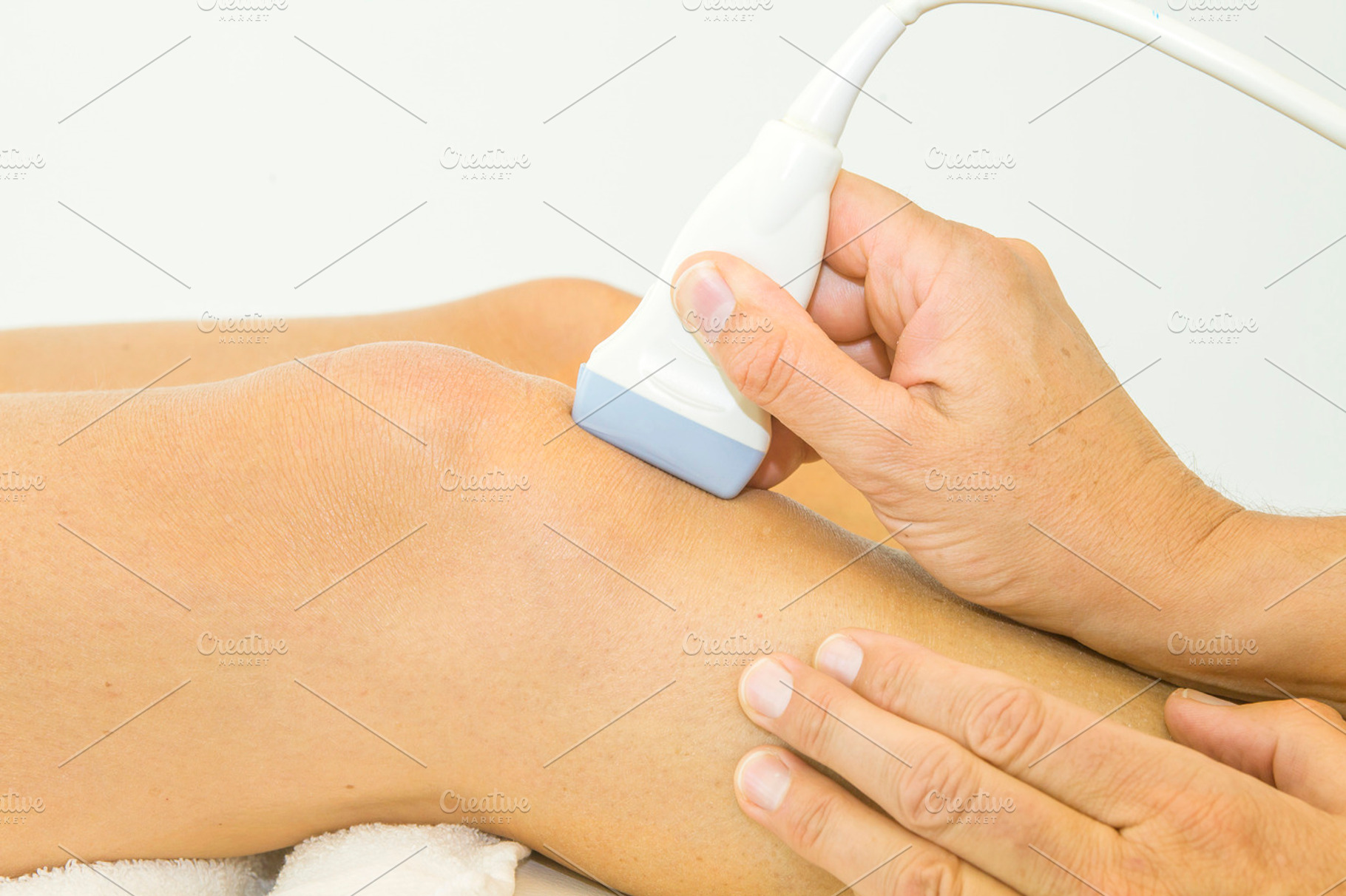 Ultrasound Echo On Knee