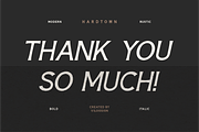 Hardtown a Vintage Sans Serif Font, a Sans Serif Font by Vilogsign (Thumbnail 9 of 9)