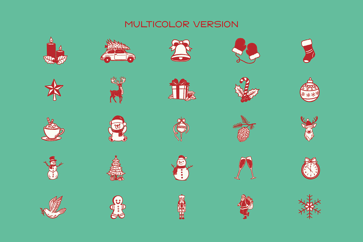 Christmas Hand Drawn Vector Set, an Object Illustration by Blazing Sun Creative (Photo 5 of 12)