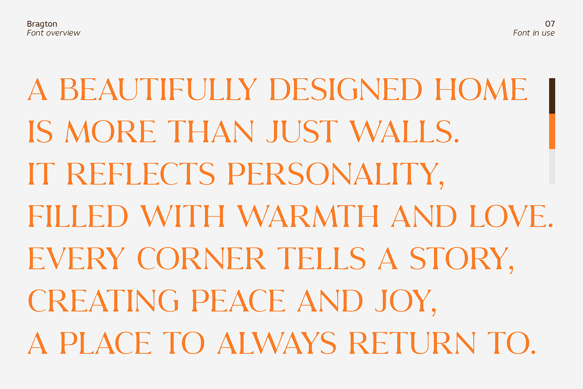 Bragton, a Serif Font by Zafara Studios (Photo 7 of 10)