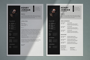 Stylish Minimalist Resume / CV