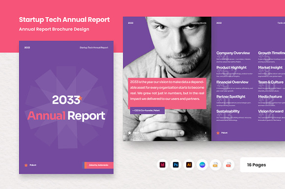 Startup Tech Annual Report Brochure preview 7
