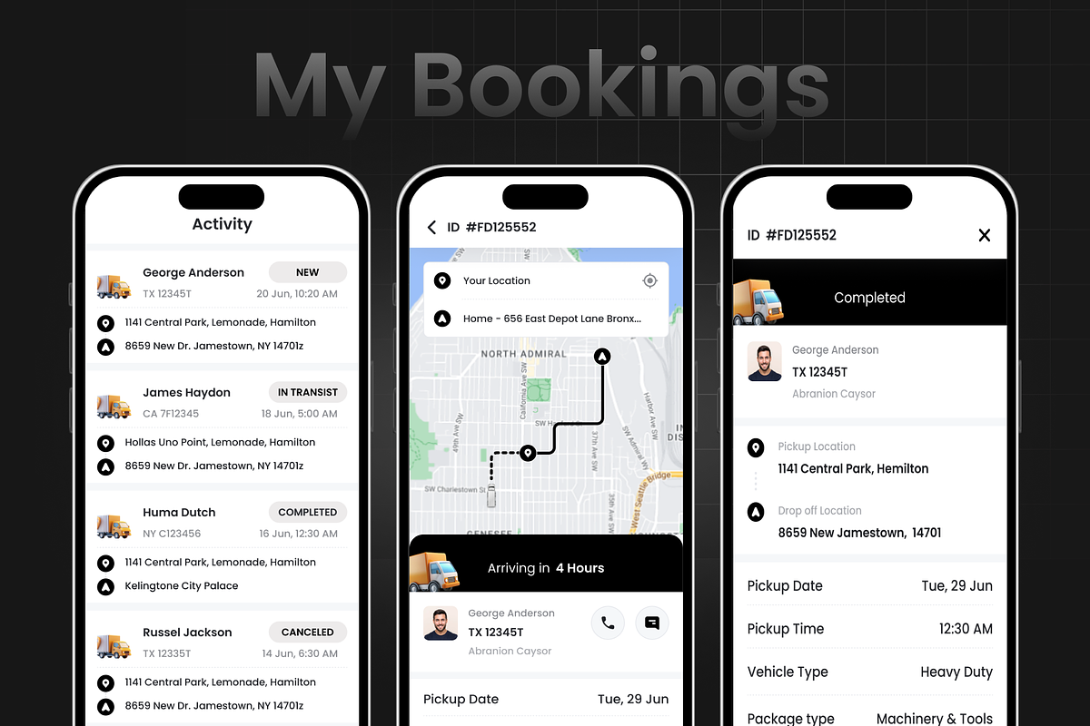 Truck Logistics App | DeliTruck preview 4