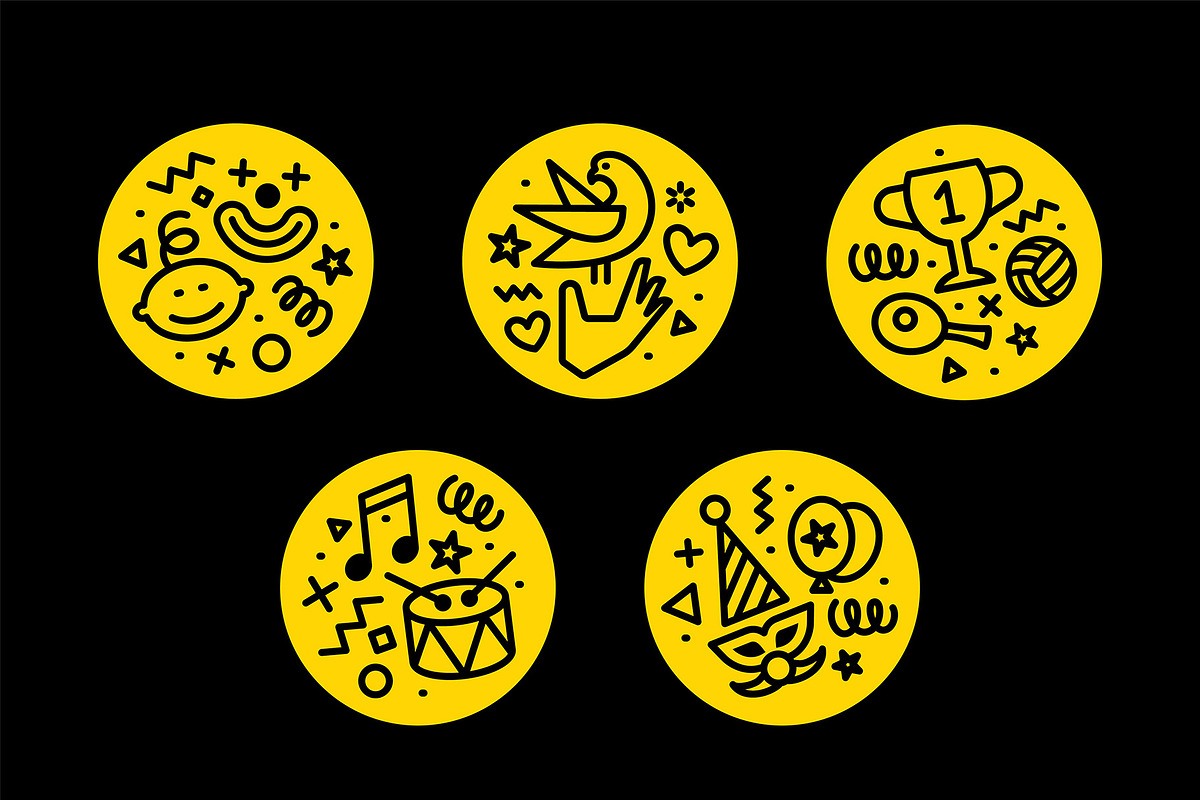 Creative Event icons., an Object Graphic by Anton Akhmatov (Photo 3 of 3)