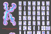 Wavy 3D Type - Liquid Chrome Letters, a Graphic by LarysaZabrotskaya (Thumbnail 9 of 14)
