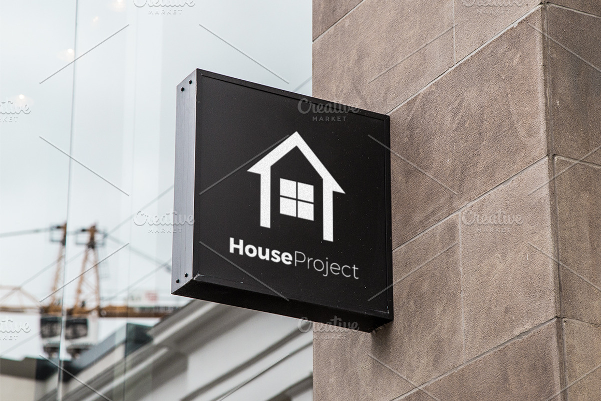 Real Estate Logo Template, a Branding & Logo Template by MaryHat Shop (Photo 1 of 4)