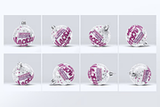 Christmas Ball Mock-up, a Product Mockup by DesignRushMarket (Thumbnail 1 of 7)