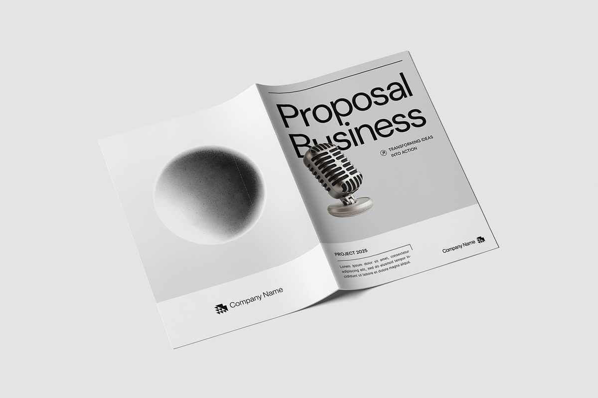 Project Business Proposal Template, a Brochure Template by TMint Play (Photo 8 of 8)