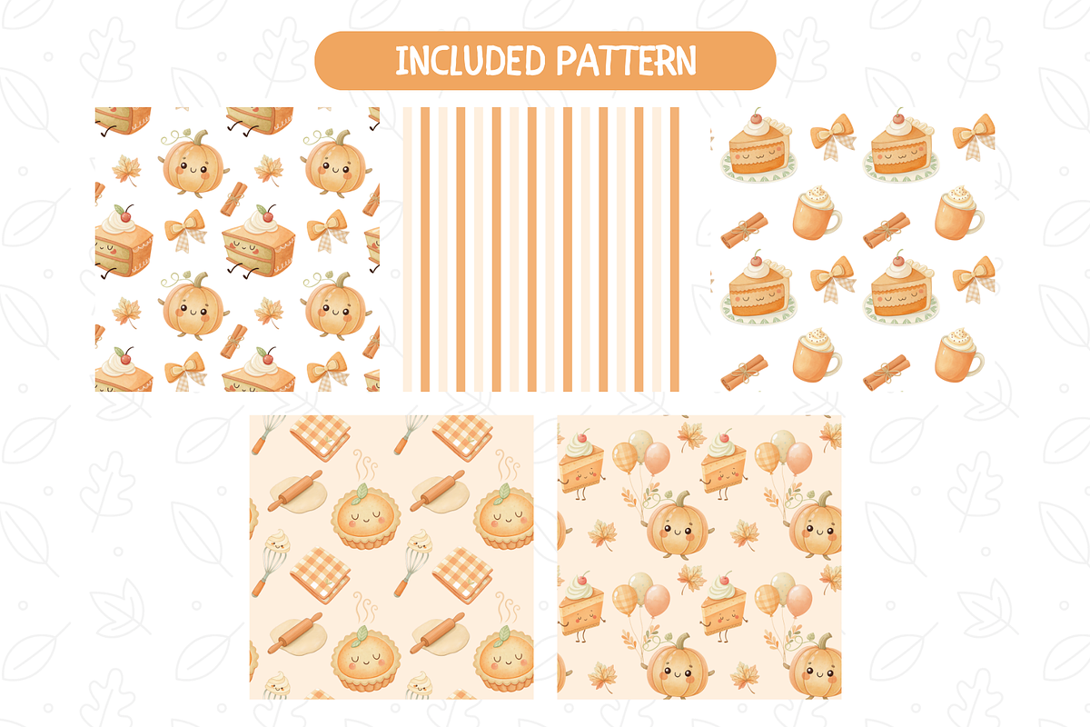 Autumn Watercolor Baking Clipart, an Illustration by TatiMockup (Photo 5 of 6)