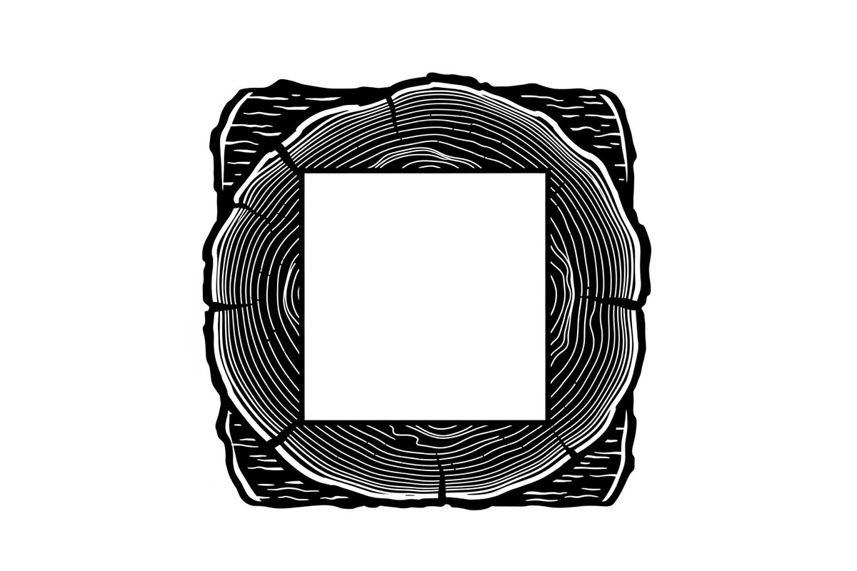 Rustic Wood Slice Frame Bundle, an Illustration by yasushie (Photo 27 of 31)