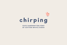 Chirping Cute Font
