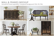 FABULOUS HOME Wall&Frame Mockups, a Print Template by MyHomeMockups (Thumbnail 1 of 7)