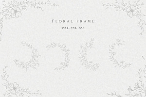 Floral wreath Wedding Flowers crest