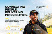 Logistics Cargo Flyer Template, a Flyer Template by grafilker (Thumbnail 2 of 2)