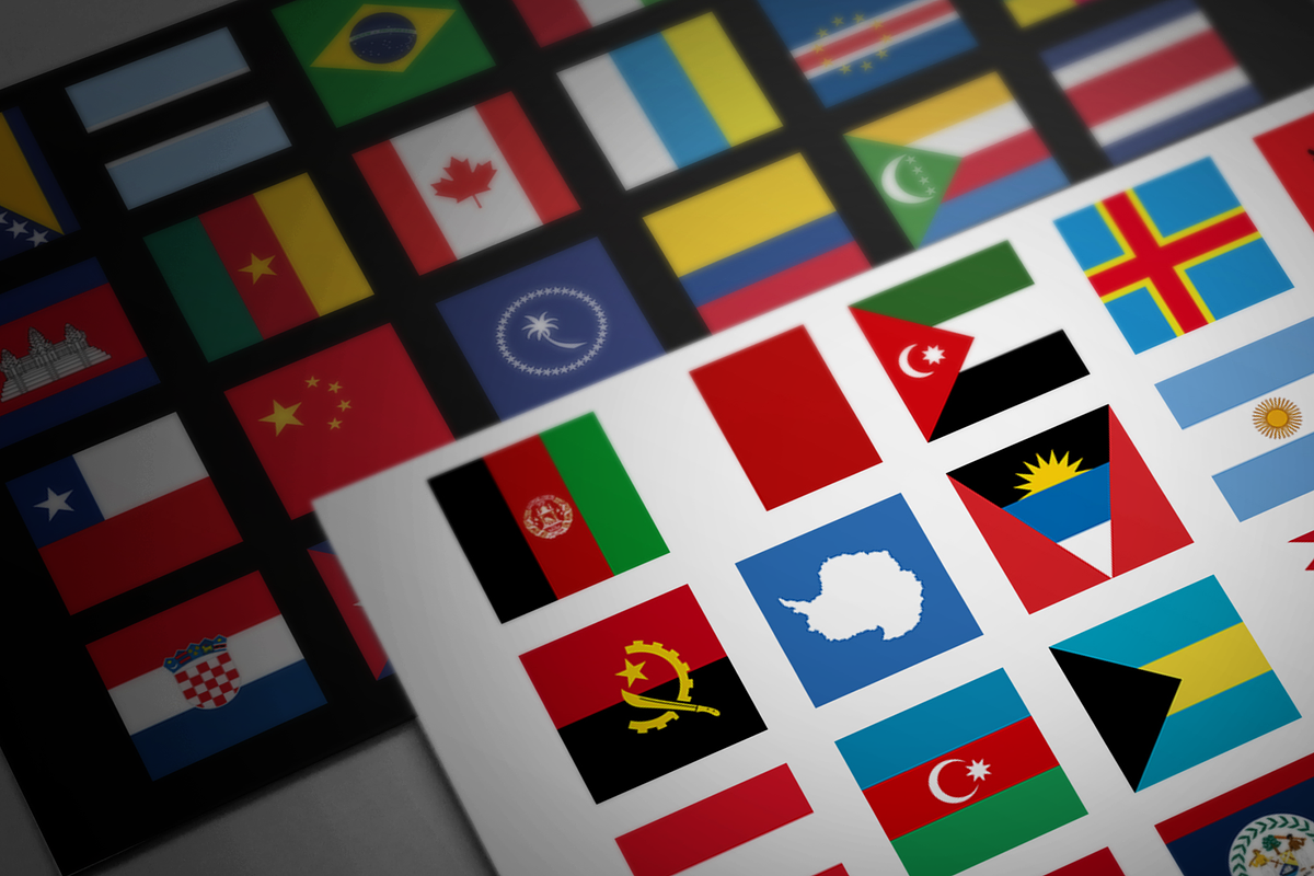 Square Flags (230 Vector Flags), a Solid Icon by alpercakici (Photo 2 of 4)