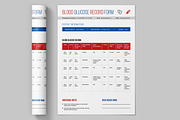 Blood Glucose Record Form Template, a Stationery Template by ContestDesign (Thumbnail 3 of 3)