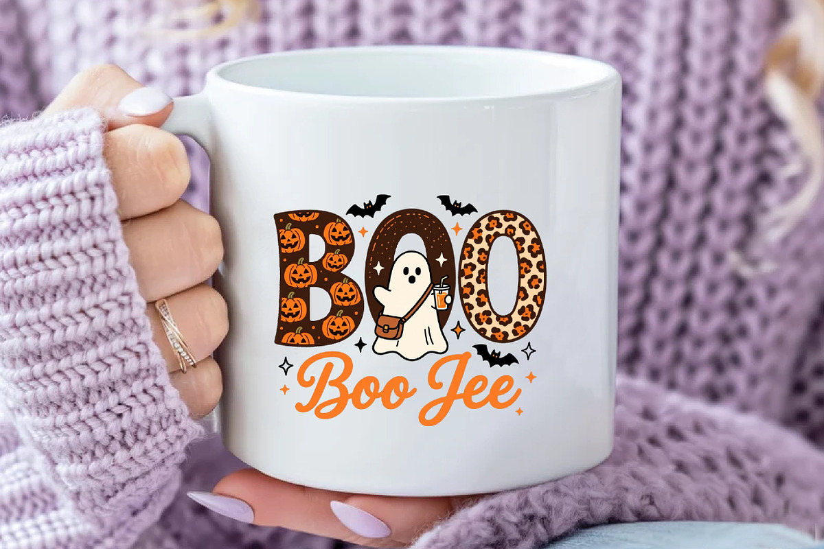Vintage Patchwork Boo Jee Png, an Illustration by Daily.Designs (Photo 3 of 5)