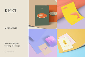 Poster & Paper Styling Mockups